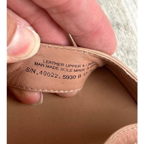 Tory Burch Women’s 8 Landon Pink Espadrille Wedge Ankle Buckle Sandals designer - Picture 9 of 10